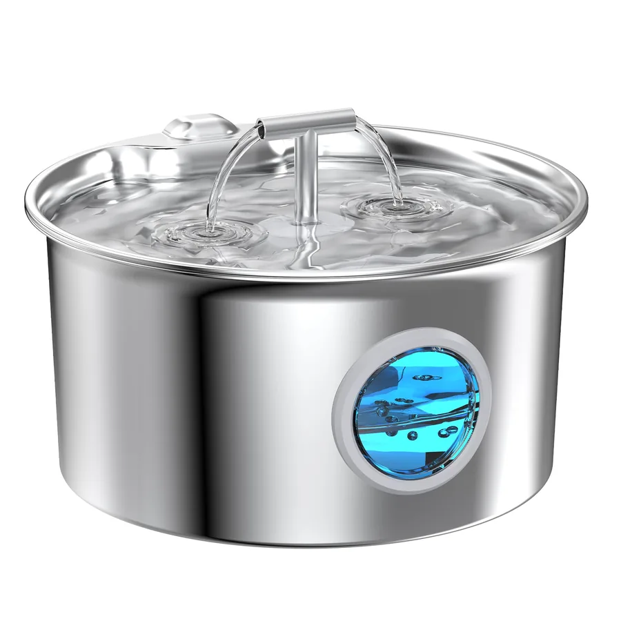 UMOCUOY fuente de acero inoxidable 2,6 L de interior (doble caño)